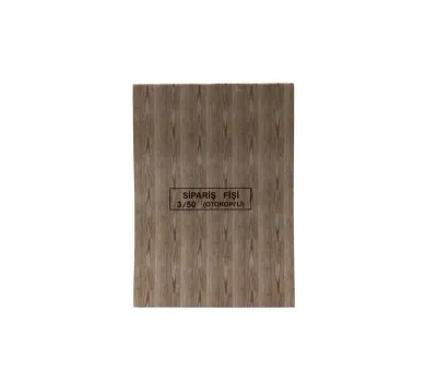 DİLMAN SİPARİŞ FİŞİ 3/50 2 NÜSHA OTOKOPİLİ (Best)