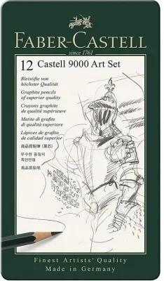 FABER KURŞUN KALEM DERECELİ 9000 ART SET 119065