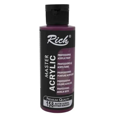 RICH AKRİLİK BOYA 158 ANTİK BORDO 120 cc (Best)