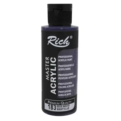 RICH AKRİLİK BOYA 183 GECE MAVİSİ 120 cc (Best)