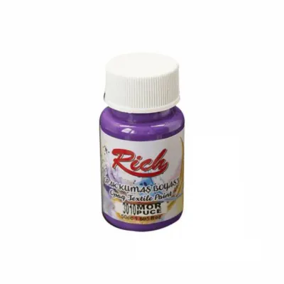 RICH AKRİLİK KUMAŞ BOYASI 01922 MOR 50 cc. (Best)