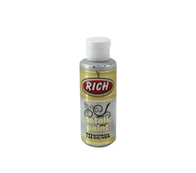 RICH METALİK AKRİLİK BOYA 03962 GÜMÜŞ 120 cc (Best)