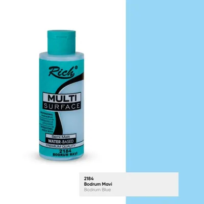 RICH MULTİ AKRİLİK BOYA 2184 BODRUM MAVİ 120 cc (Best)