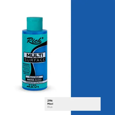 RICH MULTİ AKRİLİK BOYA 2196 MAVİ 120 cc (Best)