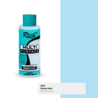 RICH MULTİ AKRİLİK BOYA 2292 GÖZDE MAVİ 120 cc (Best)