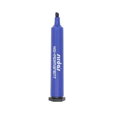 SIRDAŞ PERMANENT KOLİ KALEMİ KESİK UÇ MAVİ PM-401 (Best)