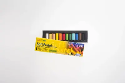 MUNGYO PASTEL BOYA GALLERY SOFT KÖŞELİ 1/2 BOY 12 Lİ MPS-12