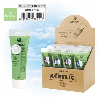 MARIES AKRİLİK BOYA 75 ML 815-559 EMERALD GREEN
