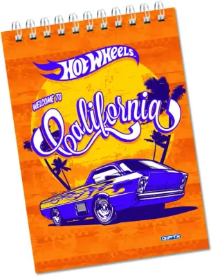 GIPTA BLOKNOT HOT WHEELS A7 STANDLI SPİRALLİ 40 YP. 5444