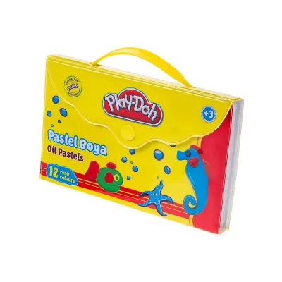 PLAY-DOH 12 RENK PASTEL BOYA ÇANTALI PA005 (Best)