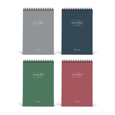HERBOY ALL SIZE MEMO BOOK SPİRALLİ DİK PREMIUM SERT KAPAK A5 KARELİ ALL-6508