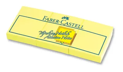 FABER YAPIŞKANLI NOT KAĞIDI SARI 50X40MM 3LÜ 565301