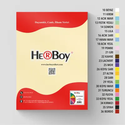 HERBOY FON KARTONU  35X50 160GR NO:11 KREM HRB-3052