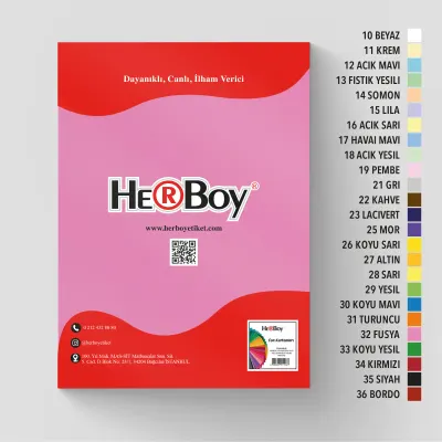 HERBOY FON KARTONU  35X50 160GR NO:32 FUŞYA  HRB-3073