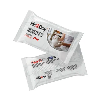 HERBOY SERAMİK HAMURU BEYAZ 250GR  HRB-3501