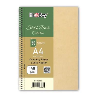 HERBOY A4 140GR 50 YPR SKETCHBOOK COLLECTION   HRB-3867