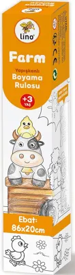 LİNO YAPIŞKANLI BOYAMA RULOSU 86x20 FARM LS-101