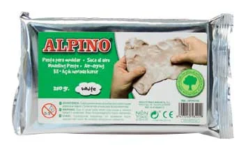 ALPINO ŞEKİLLENDİRME KİLİ 250GR BEYAZ DP-010104