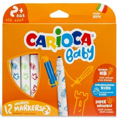 CARIOCA KEÇELİ BOYA JUMBO YIKNABİLİR 12 Lİ 42814