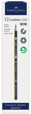FABER KURŞUN KALEM GOLD DERECELİ 1221 12 Lİ 4B 112504