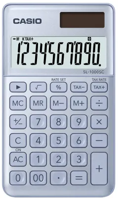 CASIO HESAP MAKİNESİ MASAÜSTÜ SL-1000SC-BU-N-DP KREM