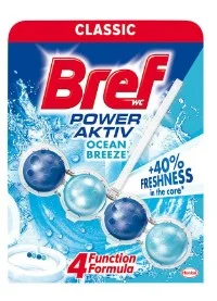 BREF KLOZET KOKUSU POWER AKTIV TEKLİ 4 TOP OKYANUS 50g