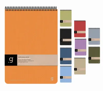 GIPTA DEFTER CANVAS BLOCK 17x24 SPİRALLİ SERT KAPAK 100 YP. ÇİZGİLİ 6998