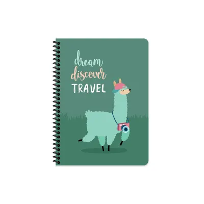 KESKİN DEFTER GEZGİNLER 16,5x22,5 SPİRALLİ KARTON KAPAK 80 YP. ÇİZGİLİ 386041
