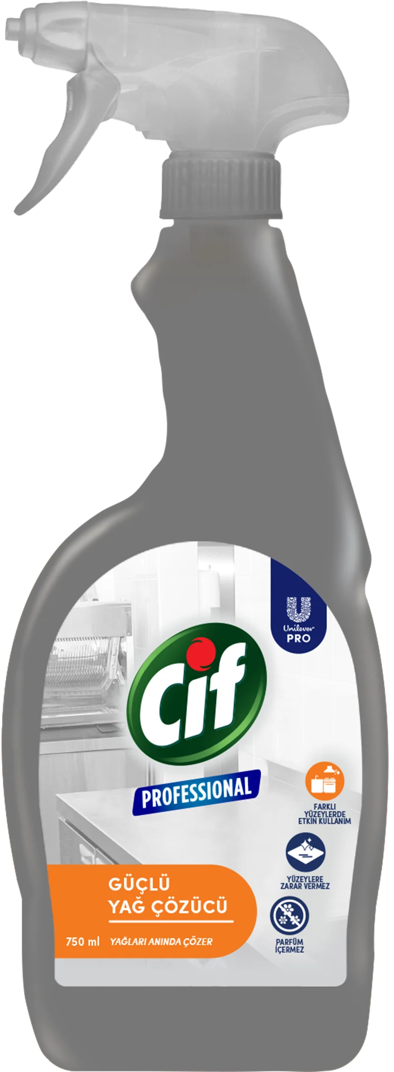 CİF PROFESSIONAL GÜÇLÜ YAĞ ÇÖZÜCÜ SPREY 750 ML 68686180