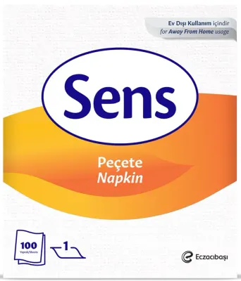 SENS PEÇETE 22x26,5 Cm.100 LÜ 3,17 KG (KOLİ=100 LÜ x 32 PK) 7903326
