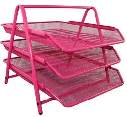MAS EVRAK RAFI PERFORELİ 3 LÜ 523 PEMBE