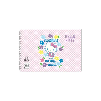KESKİN RESİM DEFTERİ HELLO KITTY 17x25 SPİRALLİ 15 YP 300115-08 (Best)