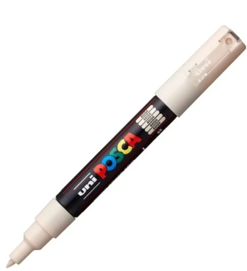 UNİ POSTER MARKÖRÜ POSCA PC-1M 0.7 BEJ