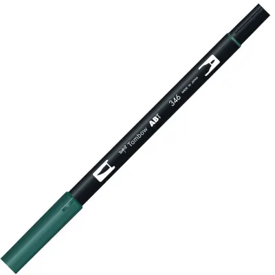 TOMBOW AB-T DUAL BRUSH PEN GRAFİK KALEMİ SEA GREEN (346) T-AB-T 346