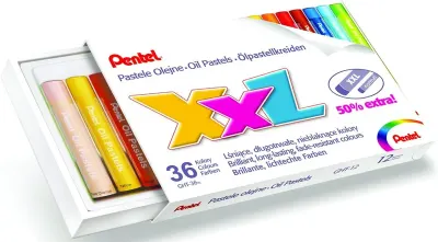 PENTEL PASTEL BOYA XXL YAĞLI GHT-36PL 36 RENK Y GHT-36PL