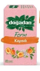 DOĞADAN BİTKİ ÇAYI FORM KAYISILI 20 Lİ