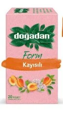 DOĞADAN BİTKİ ÇAYI FORM KAYISILI 20 Lİ