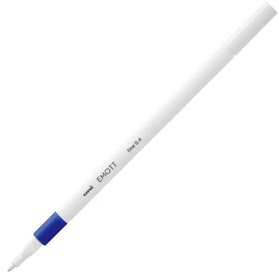 UNİ FINELINER KALEM EMOTT PEM-SY 0.4 MAVİ