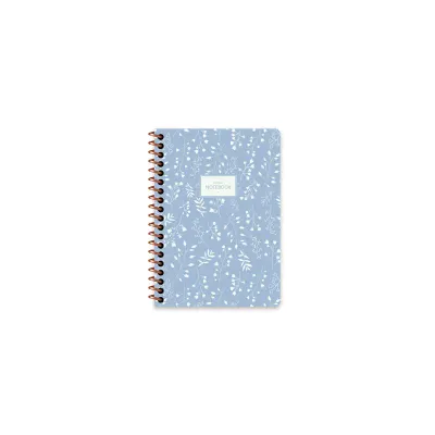 KESKİN DEFTER PASTEL FLORA A6 SPİRALLİ KARTON KAPAK 80 YP. ÇİZGİLİ 384951