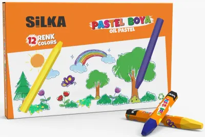 SİLKA PASTEL BOYA 12 RENK ART.538