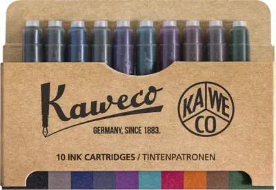 KAWECO DOLMA KALEM KARTUŞU KARIŞIK RENK 10 LU 11000344