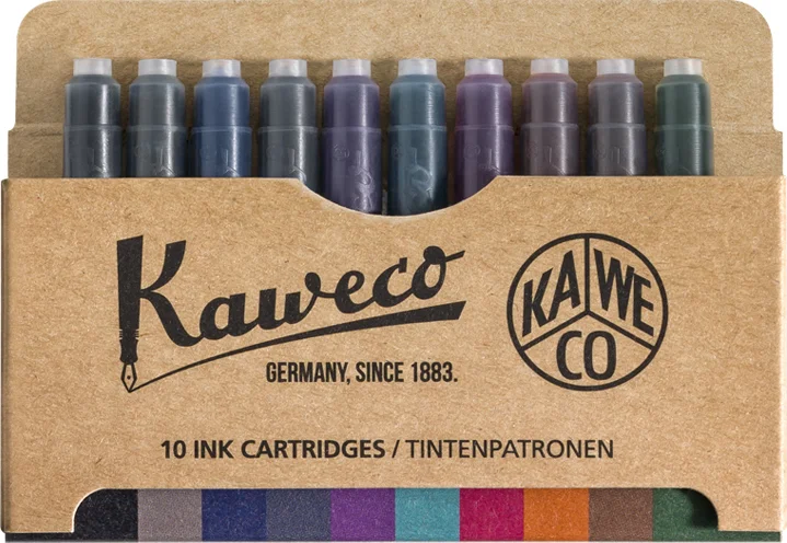 KAWECO DOLMA KALEM KARTUŞU KARIŞIK RENK 10 LU 11000344