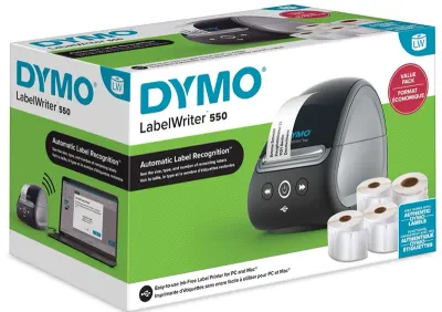 DYMO ETİKET MAKİNESİ LABEL WRITER 550 PROMOSYONLU 2147591 (4 RULO ETİKET HEDİYE)