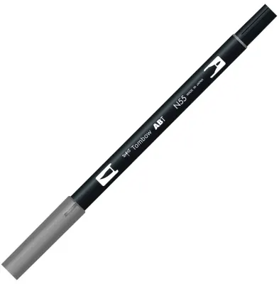TOMBOW AB-T DUAL BRUSH PEN GRAFİK KALEMİ COOL GRAY 7 (N55) T-AB-T N55