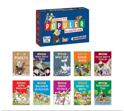 BICIRIK - POPÜLER KLASİKLER ÇOCUKLAR İÇİN (10 KİTAP+SK)