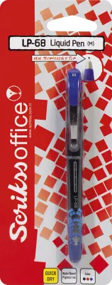SCRIKSS OFFICE ROLLER KALEM LP-68 LİKİD 0.7 MAVİ BLS.
