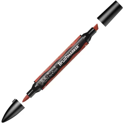 W&N PROMARKER BRUSH KALEM BURNT ORANGE 092 WN-0204092