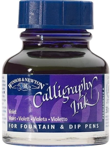 W&N KALİGRAFİ MÜREKKEBİ CALLIGRAPHY INK 30 ML VIOLET 688 WN-1111688
