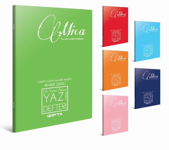 GIPTA GÜZEL YAZI DEFTERİ A4 TEL DİKİŞ PP KAPAK 40 YP. ÇİZGİLİ 7332