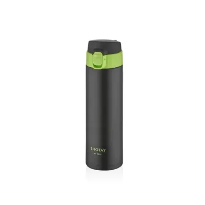 SHOTAY MATARA PASLANMAZ ÇELİK  430 ML 3 KARIŞIK RENK-DESEN ST-8014